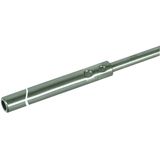 Tubular air-termination rod D 16mm L 3000mm StSt tapered to 10mm