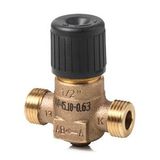 VVP45.10-0.63 - 2-port seat valve, external thread, PN16, DN10, kvs 0.63