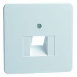 Central plate for UAE junction boxes, pure white D 80.610.02 UAE/1-N