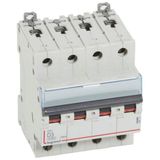 DX³6000 10kA high inlet and low outlet screw circuit breaker 4P 400~ - 3A - D curve - for traditional HX³ comb