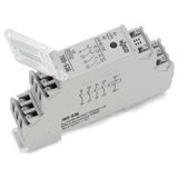 Relay module Nominal input voltage: 24 V AC/DC 4 make contacts gray