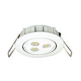 Emergency luminaire DLE 3x1W ERT-LED 230V recessed mounting