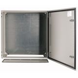 Wall enclosure with mounting plate, HxWxD=600x600x300mm
