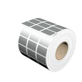 Device marking, Self-adhesive, halogen-free, 26.5 mm, Polyester, silve