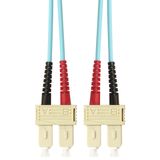 FO Patchcord Duplex SC/SC, 50/125æm OM3, LS0H-3, aqua, 5.0m