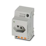 Socket outlet for distribution board Phoenix Contact EO-N/PT/LED 250V 10A AC