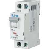 Miniature circuit breaker (MCB), 1 A, 1p+N, characteristic: C