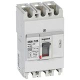 DRX-I 125 trip-free switch for on-load circuit breaking and isolation of low voltage electrical circuits - 3P - 125 A