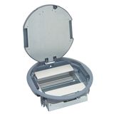 Plastic round box vertical mounting frames