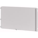 Front plate, blind, HxW= 400 x 400mm