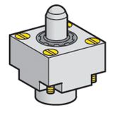 Limit switch head, Limit switches XC Standard, ZCKE, steel ball bearing plunger