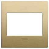 Classic plate 3M BS metal brushed brass
