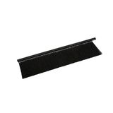 Brush insert for rearpanel of enclosures DS/DSZ 370x90mm, bk