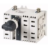 DC switch disconnector, 63 A, 2 pole, 1 N/O, 1 N/C, with grey knob, service distribution board mounting