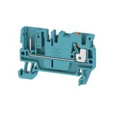 Feed-through terminal block, PUSH IN, 2.5 mm², 800 V, 24 A, Number of 