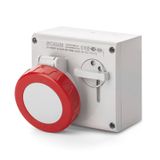 INTERLOCKED SOCKET 3P+N+E IP67 16A 11h