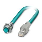 VS-M12FSBP-IP20-94C-LI/1,0 - Network cable