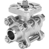 VZBA-3/8"-WW-63-T-22-F0304-V4V4T Ball valve