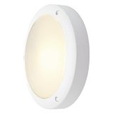BULAN ceiling lamp, E14 max.60W, round, white, satined glass