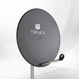 TDS 80A Satellite Dish – Single Box, RAL 7012, Galv Steel