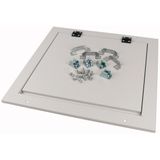 Top plate, for arc protection, for WxD=800x800mm, IP40, grey