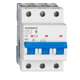 Miniature Circuit Breaker (MCB) AMPARO 6kA, C 20A, 3-pole