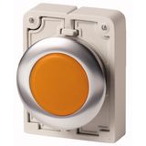 Indicator light, RMQ-Titan, flat, orange, Front ring stainless steel
