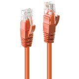 7.5m Cat.6 U/UTP Network Cable, Orange RJ45, M/M, 250MHz, Copper