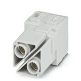 Module insert for industrial connector, Series: ModuPlug, Axial screw 