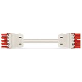 pre-assembled interconnecting cable;Eca;Socket/plug;red