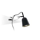 STUDIO BLACK AND CREAM CLIP LAMP
