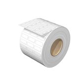 Device marking, Self-adhesive, halogen-free, 20 mm, Polyester, white