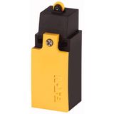 Safety position switch, LS(M)-…, Roller plunger, Complete unit, 1 N/O, 1 NC, EN 50047 Form C, Yellow, Metal, Cage Clamp, -25 - +70 °C