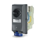 INTERLOCK.SOCKET 3P+E IP66/IP67 16A 4h