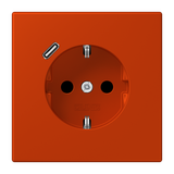 SCHUKO socket with USB type C LC4320A LC1520-18C244