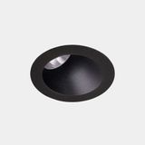 Downlight Play Deco Asymmetrical Round Fixed 6.4W LED warm-white 3000K CRI 90 26.9º Black/Black IP54 558lm