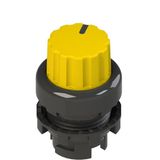 Yellow two-position knob selector E2 1SE42AVA51AB