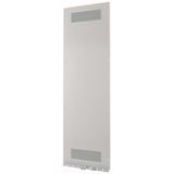 Front plate (section high), ventilated, W=600mm, IP31, grey