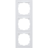 Triple universal frames in E-Design55, polar white mat