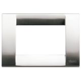 Classica plate 3M metal brushed nickel