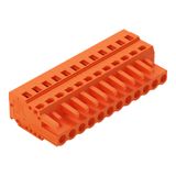 1-conductor female connector CAGE CLAMP® 2.5 mm² orange