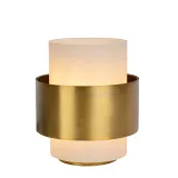 Lucide FIRMIN - Table lamp - Ø 20 cm - 1xE27 - Matt Gold / Brass