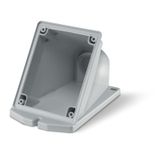 SURFACE MOUNTING BOX 16A IP67 ANGLED M20