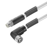 Sensor-actuator Cable (assembled), Connecting line, M12 / M12, Number 