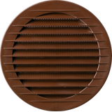 round grille brown 80