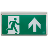 Harrier IP65 Blade Exit Sign Double Sided Legend Arrow Up