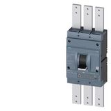 circuit breaker 3VA2 IEC Frame 1250 breaking capacity class M Icu=55 kA @ 415 V 3-pole line protection ETU340  ELISA  LI