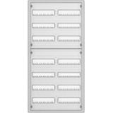 U72 U Compact distribution board, Flush-mounted, 168 SU, Isolated, IP31, Field Width: 2, Number of Rows: 7, 1134 mm x 560 mm x 120 mm