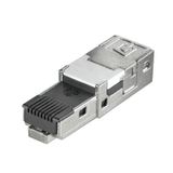 RJ45 connector, IP67 with housing, Connection 1: RJ45, Connection 2: I