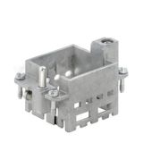 Frame for industrial connector, Series: ModuPlug, Size: 3, Number of s